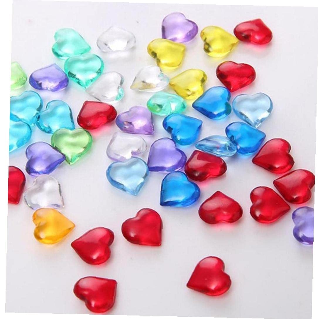 Amazon.co.jp: 2270pcs ハート シェイプ アクリル クリスタル