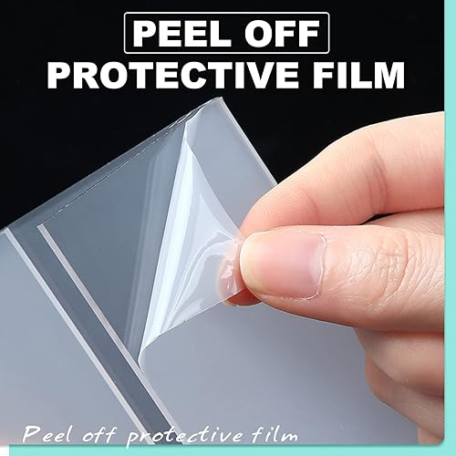 Miniatura 2 de Yulejo 48 piezas de soporte de letrero acrílico para fotos de 4 x 6 pulgadas, marcos de cabina de fotos transparentes de plástico transparente