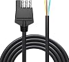 Goupchn 4-Way Trailer Wiring Harness 18AWG 6.56ft 4-Pin Trailer Connector to 4 Flat Wire Extension Cable