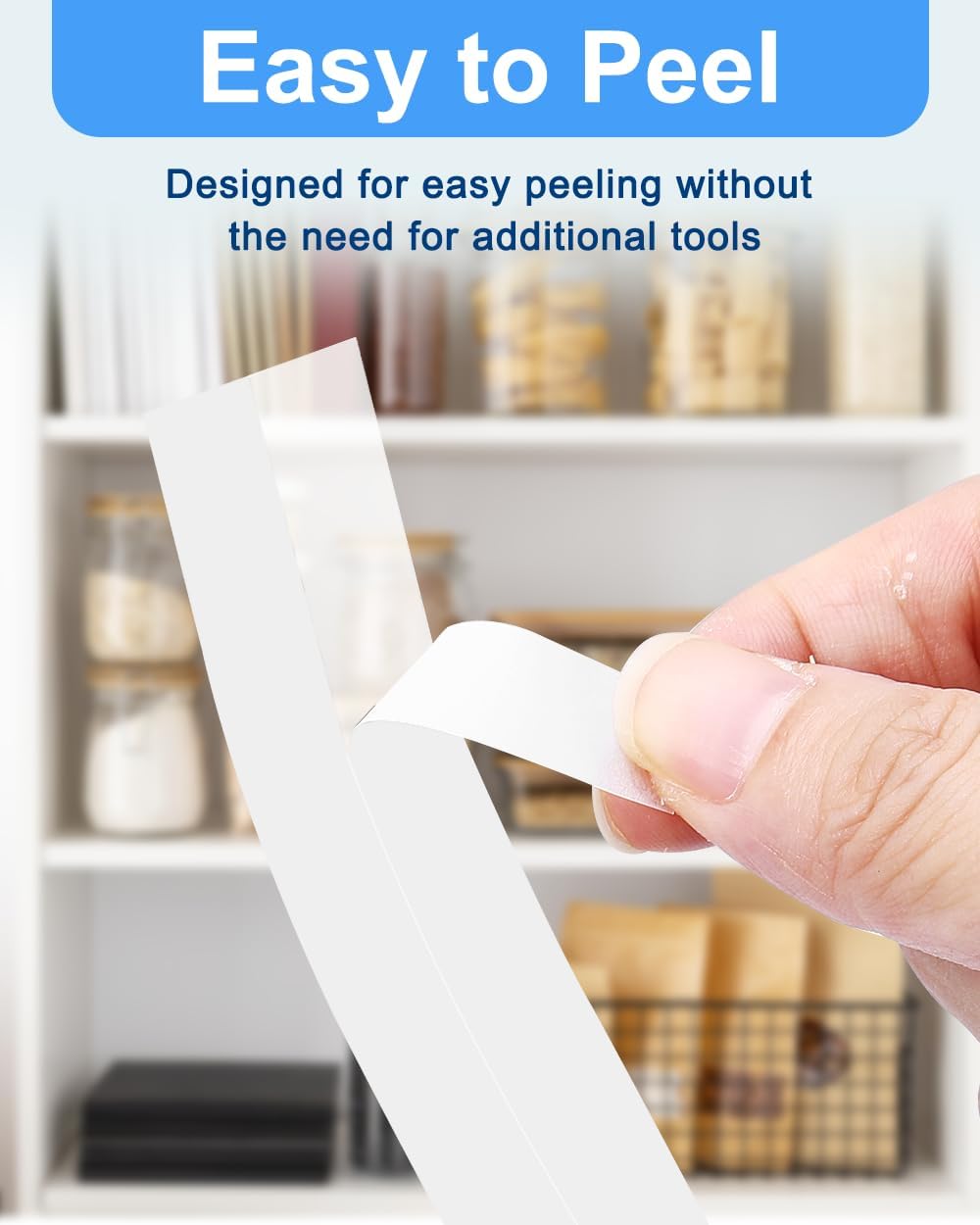 Wonfoucs TZ Tape White on Clear 18mm 0.7 Laminated Replacement for Brother TZe-145 TZe145 P Touch Label Tape Work with Brother Label Maker PTD600 PT-D610BT PT-D410 PTD400 PT-1830, 3/4 Inch, 4-Pack