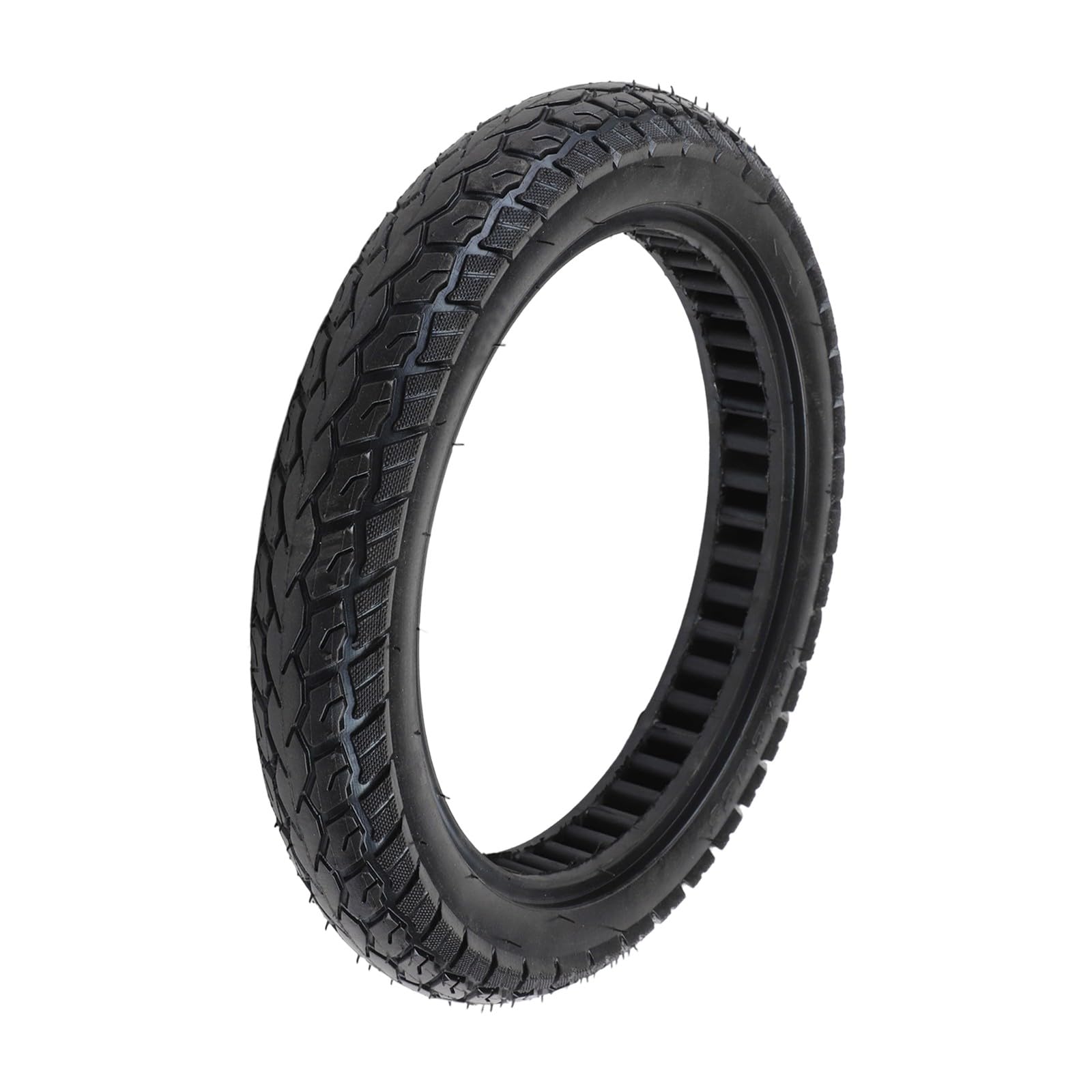 RichVibe Pneu électrique 14" (14 x 2.125 (57-254) solide anti-crevaison pour pneu E-Scooter, noir