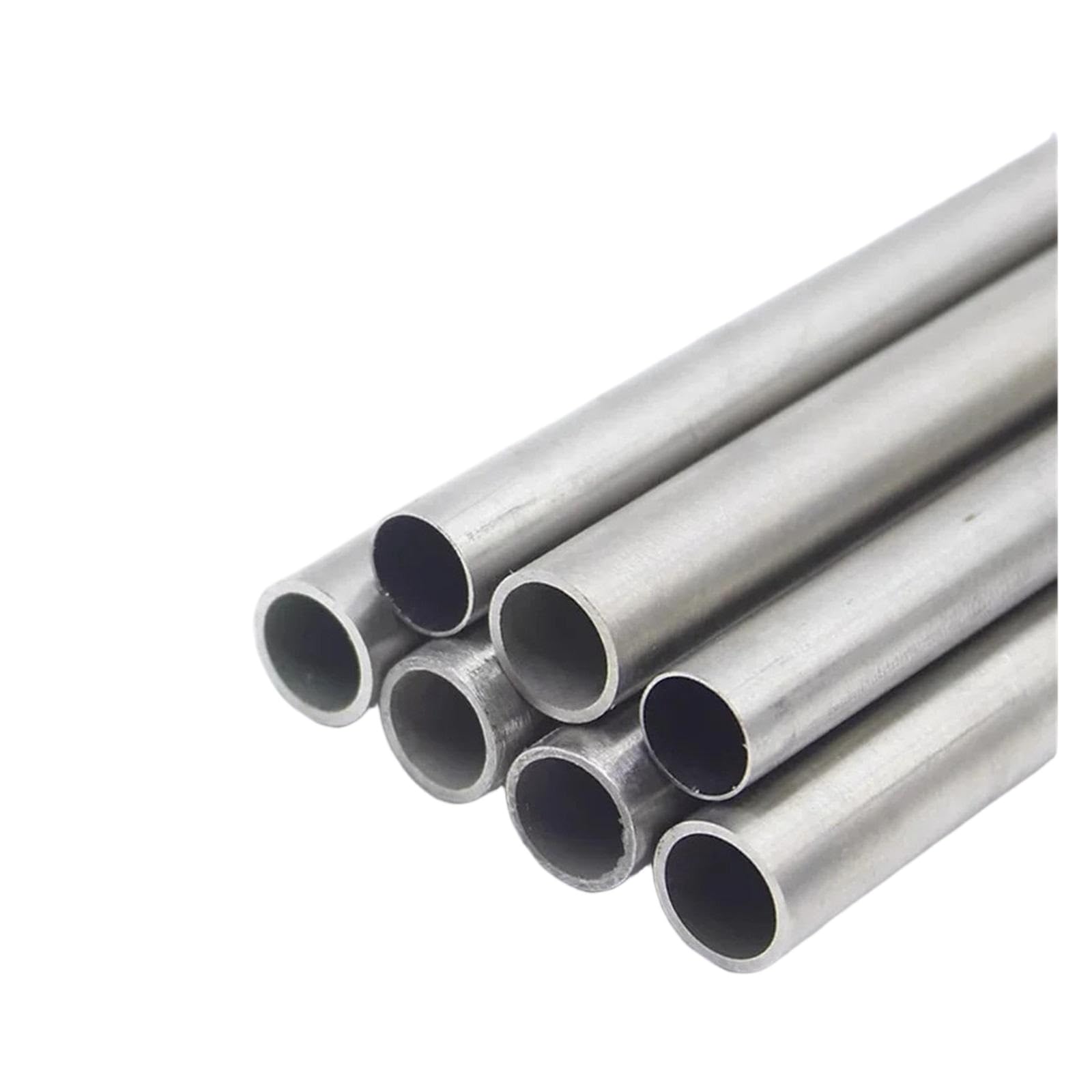 304 Edelstahl Rundrohr Nahtlos Poliert – 500 Mm Länge, Außen-Ø 40/42/45 Mm, Wandstärken 1–3 Mm (verschweißbar, Korrosionsbeständig)