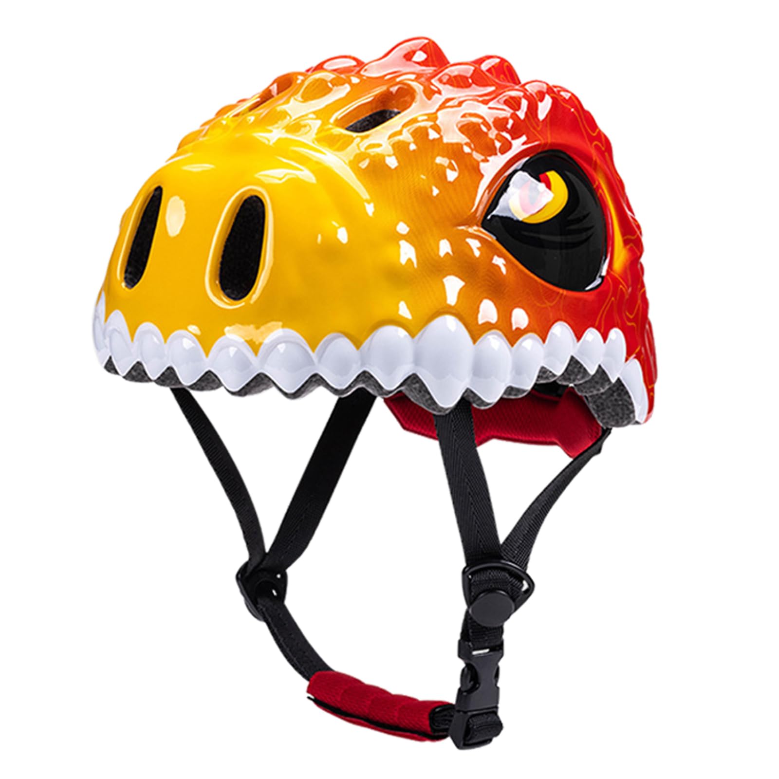 Aomiun Kids Helmet, Dinosaur Helmet Adjustable Breathable Skating Helmet for Boys and Girls 51-54CM