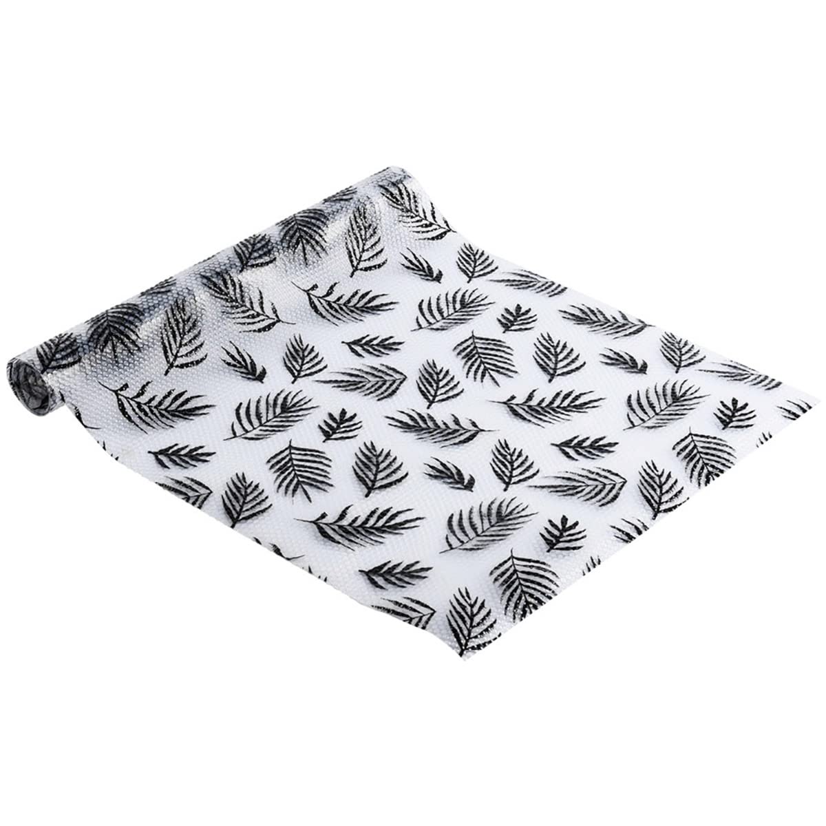 Sdygdb Leaf Shelf Liner For Kitchen Non-Adhesive Drawer Liner For Cabinets Non-Slip Fridge Liner Pad Waterproof Oil Proof Cupboard Mat Ideal For Pantry Washable And Reusable (17.7"×47.2")(45 * 120Cm,)