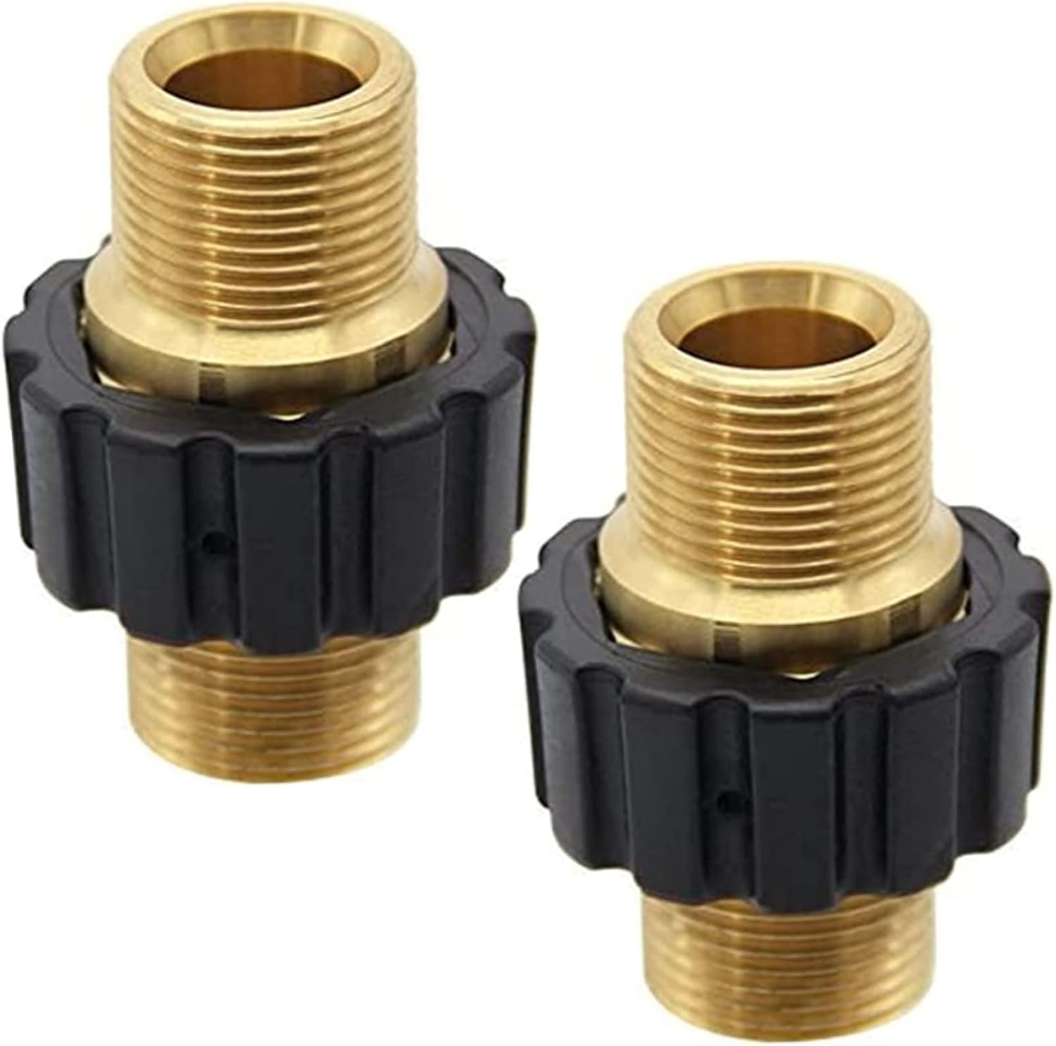 Lomodo 2 Pack M22 14mm Pressure Washer Hose Quick Connector Pressure Washer Adapter