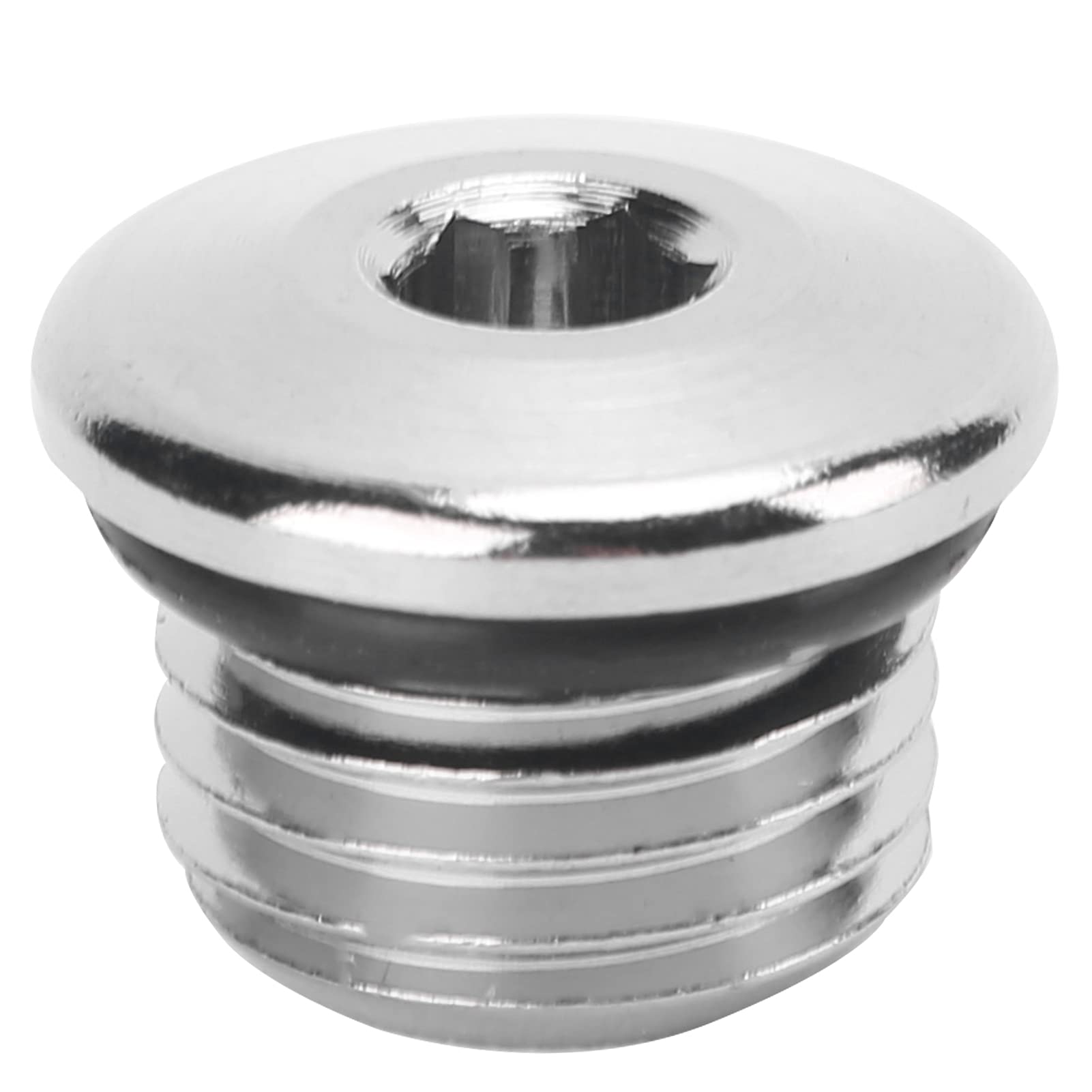 Xolsurg Dive Regulator Pressure Brass Sealing Ring Plug Screw for Dive, Low & High Pressure, Silver (High Pressure Plug)