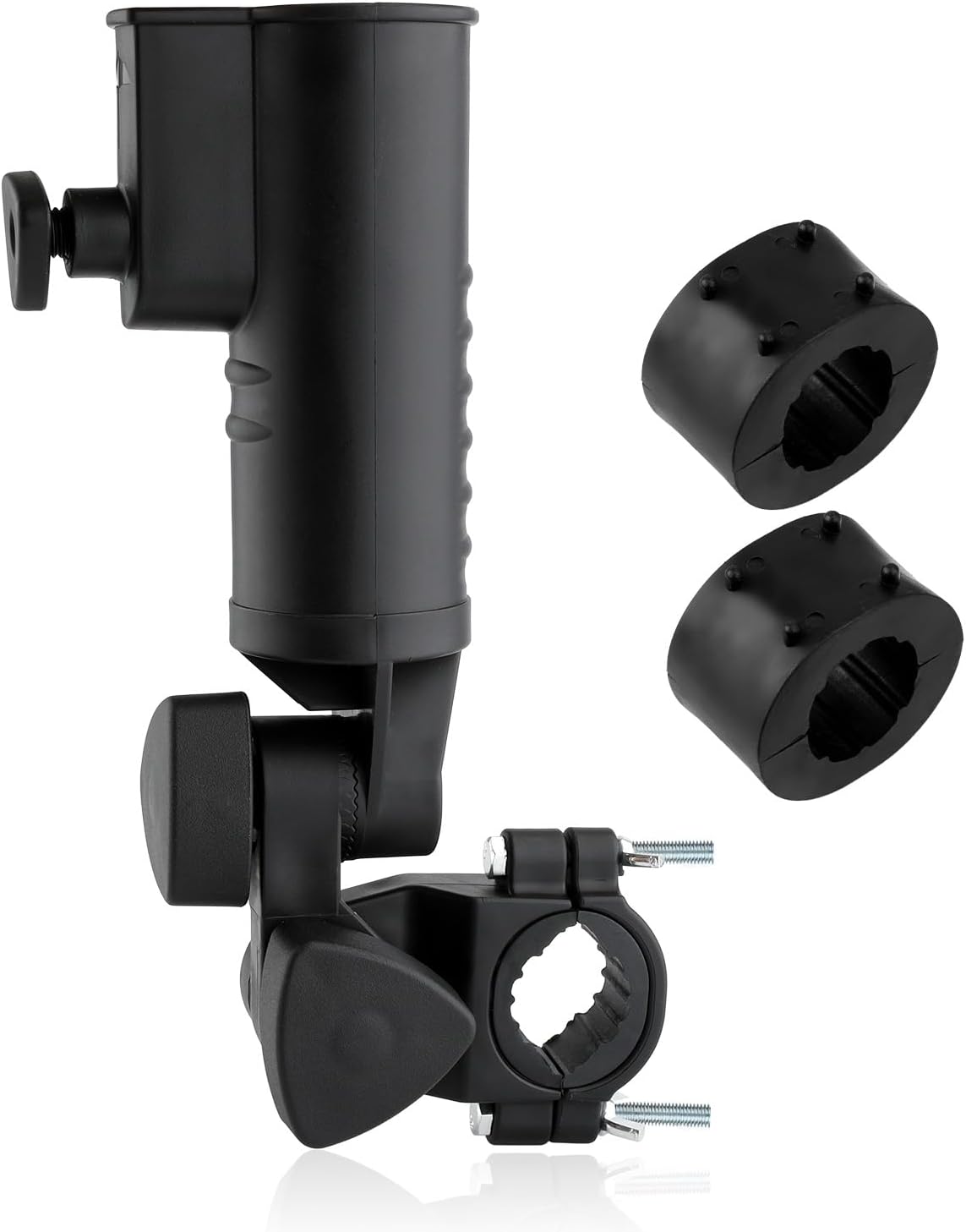 KINBOM Golf Cart Umbrella Holder Set, Heavy Duty Golf Push Cart Umbrella Holder Mount Aluminium