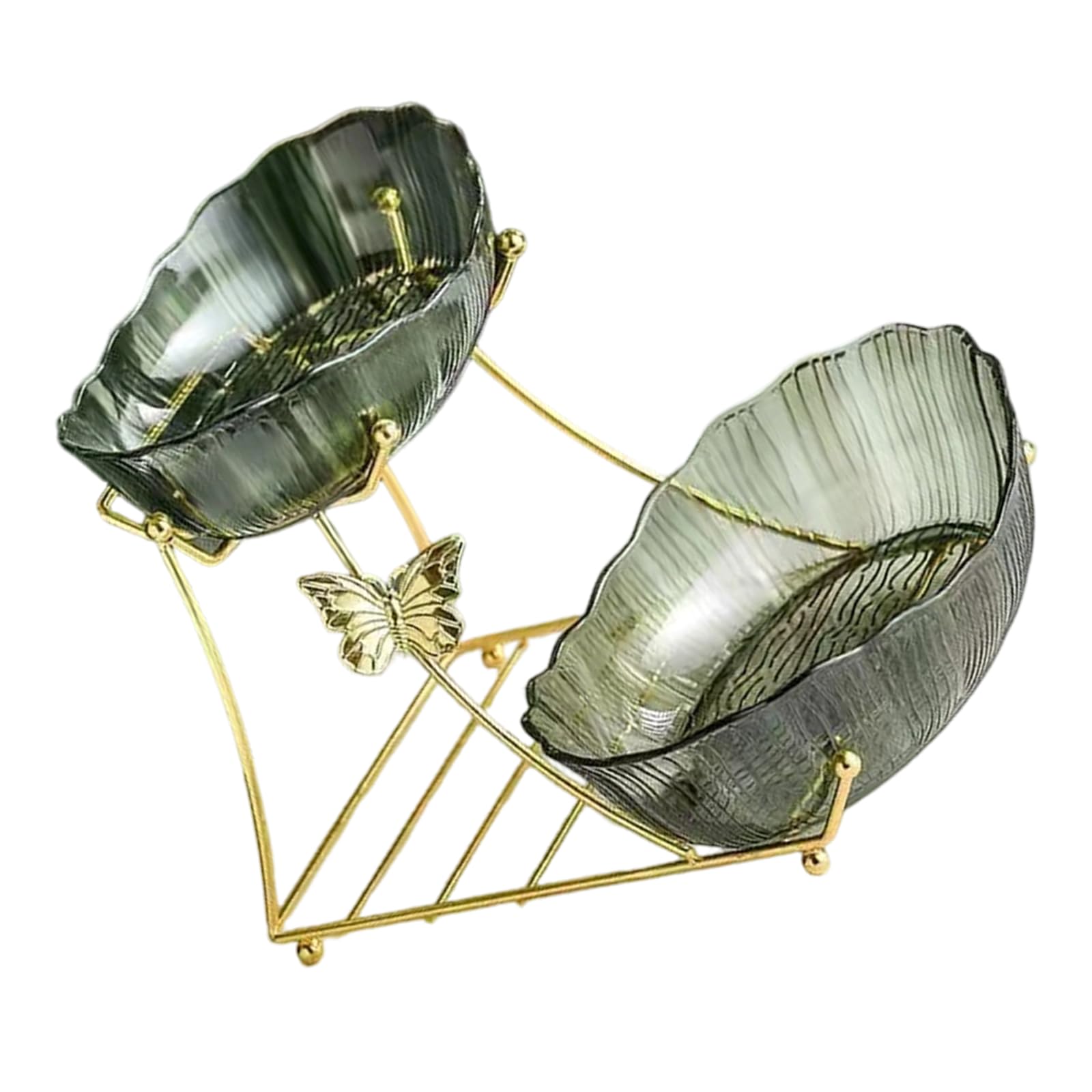 TQUXNGA Stackable Fruit Dessert Serving Tray for Parties and Gatherings Fruit Dessert Tray