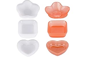 Gartful 3-Piece Dish Resin Molds for DIY Jewelry Holders and Home Decor