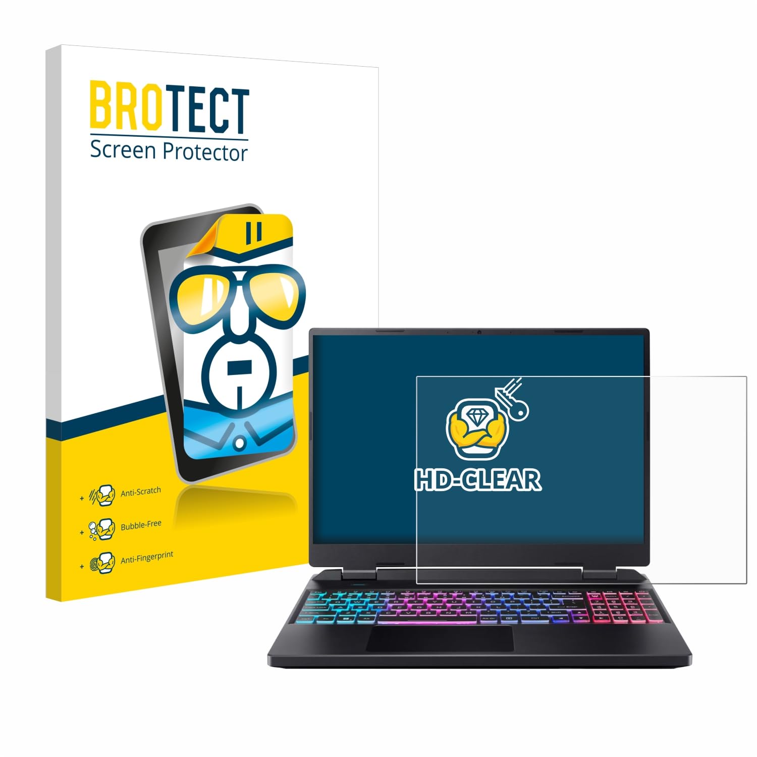 brotect Pellicola Protettiva per Acer Predator Helios Neo 16 Protezione Schermo [Trasparente, Anti-Impronte]
