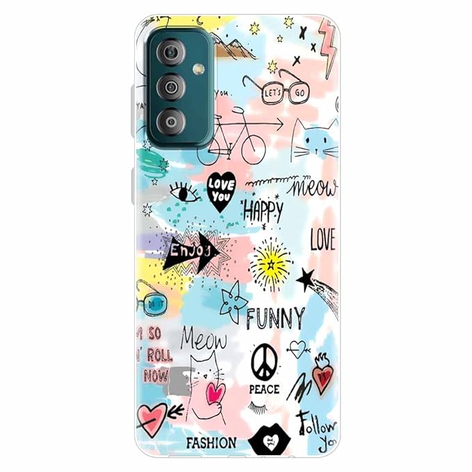 Fashionury Silicone Back Cover Case for Samsung Galaxy F23 5G