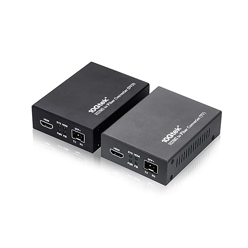 Miniatura 4 de Extensor HDMI, un par de transceptores ópticos HDMI, conector LC, 850nm, hasta 300M en fibra OM3