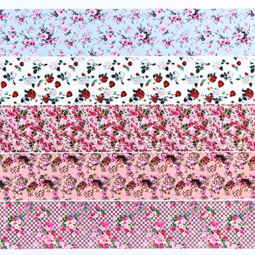 Jerclity 20 Rolls Nail Foil Transfer Nail Art Stickers Foil Nail Art Kit 10 Rolls Flowers Rose Foil Stickers Nail Art Supplies10 Rolls Colorful Holographic Laser Nail Foil Sheets For Acrylic Nails #TOP7