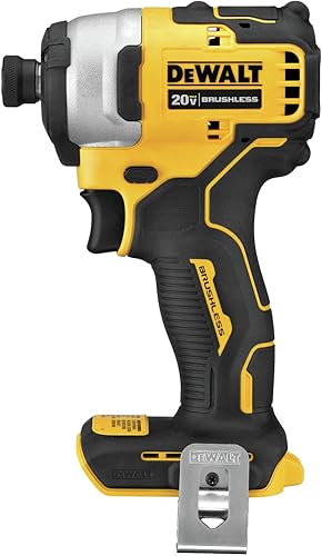 DEWALT Destornillador de impacto ATOMIC 20V MAX*, inalámbrico, compacto, 1/4 pulgadas, solo herramienta (DCF809B)