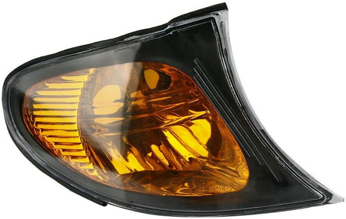 Left+Right Corner Lights Turn Signal Lamps for BMW 3 Series E46 325i 325xi 2002 2003 2004 2005 Yellow Lens Corner Signal Light