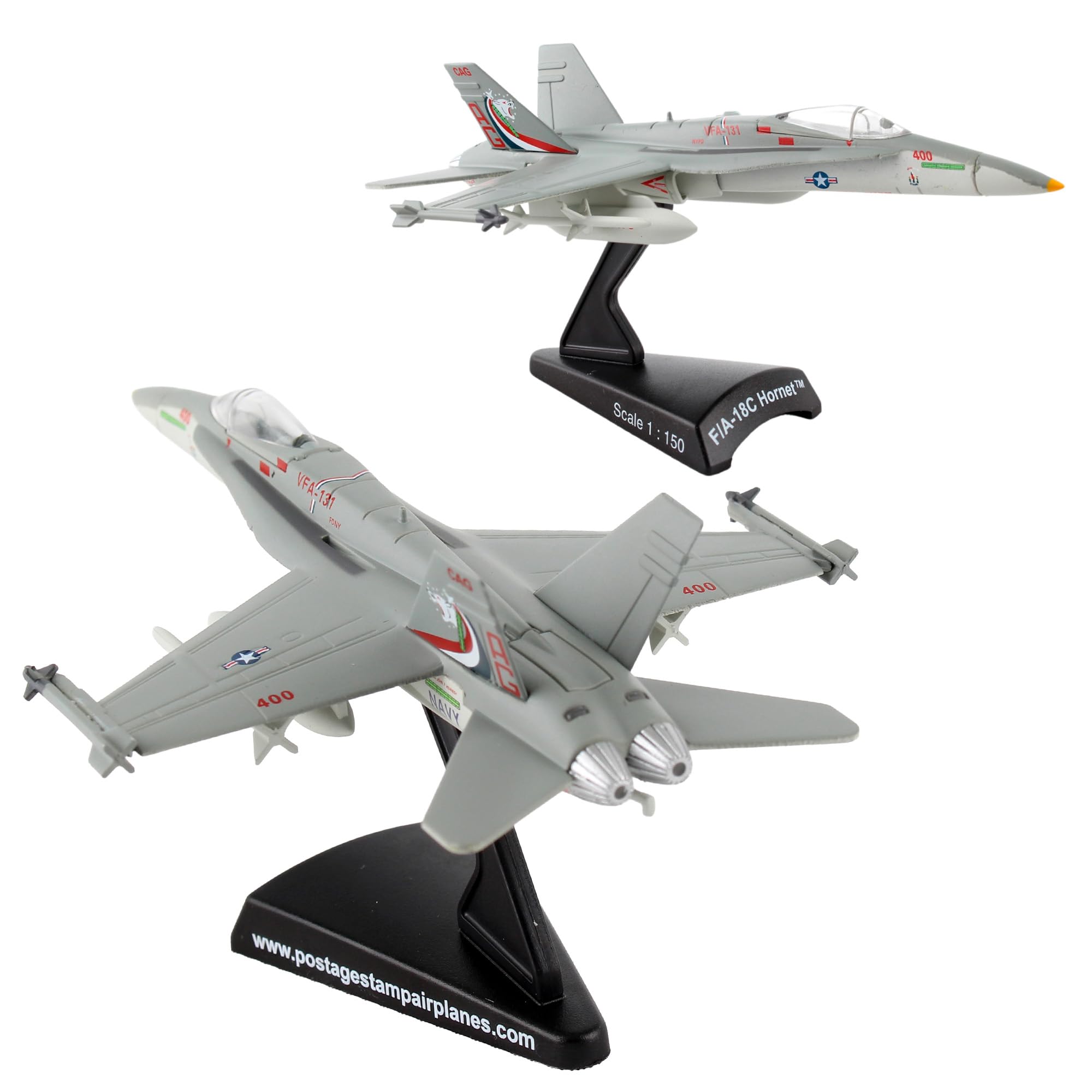 Daron Worldwide Trading F/A-18C VFA131 Wildcats Vehicle,Silver