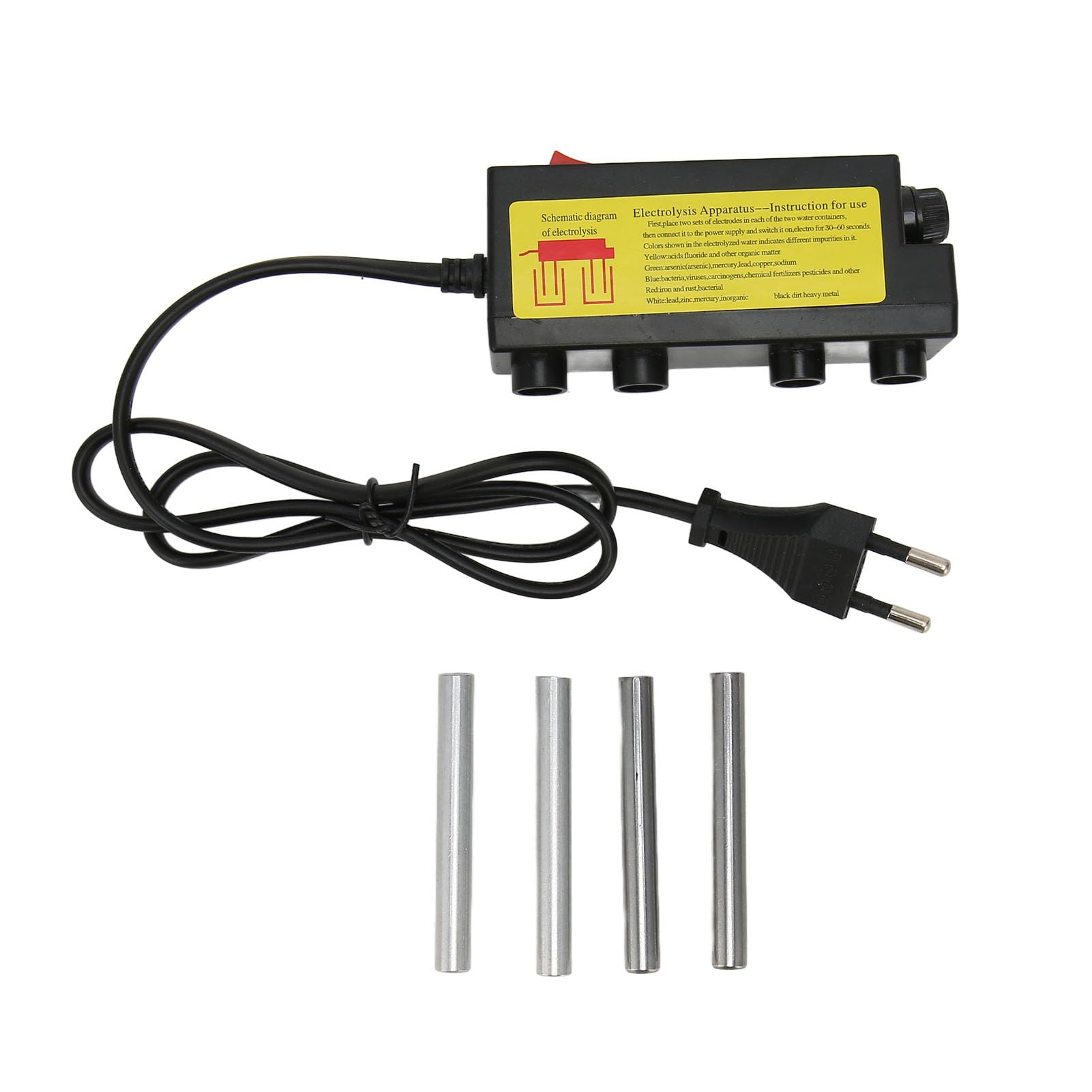 Generic Elektrolizator Wodny, 100-240 V WODA WODA ELEKRYLYZEDER-CLEVER-CLEIVER OCHRONA OCHRONA ŁATWA W SZYBKIEJ TESTU PICZY (wtyczka UE)