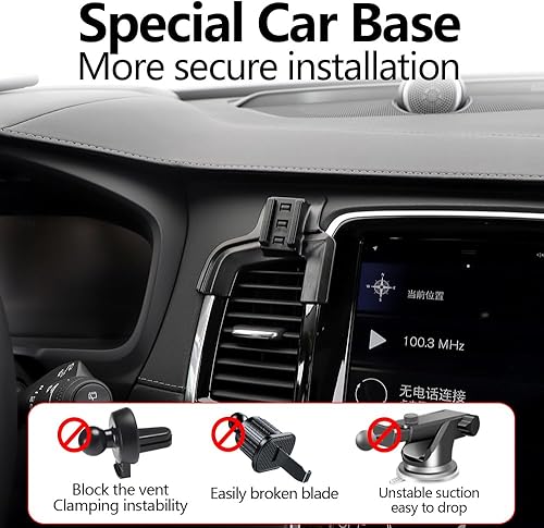 Miniatura 2 de Soporte para teléfono de coche para Volvo XC90 2016 2017 2018 2019 2020 2021 2022 2023 2024 2025 2026 Accesorios para automóviles Decoración