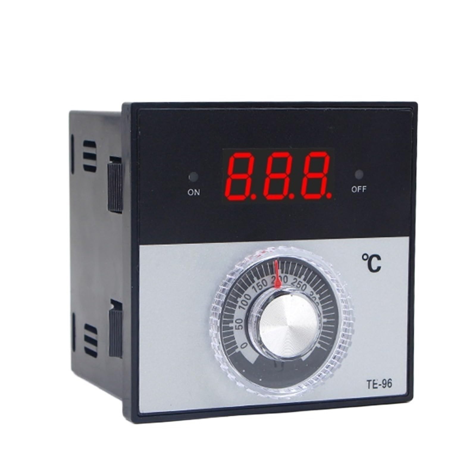 96*96mm Knopf AC 220V 380 24V 0- 300 400 1200 Grad KJ PT100 Typ Relais digitale Thermostat Anzeige Temperatur Controller(J 0-400 Degree,24V)