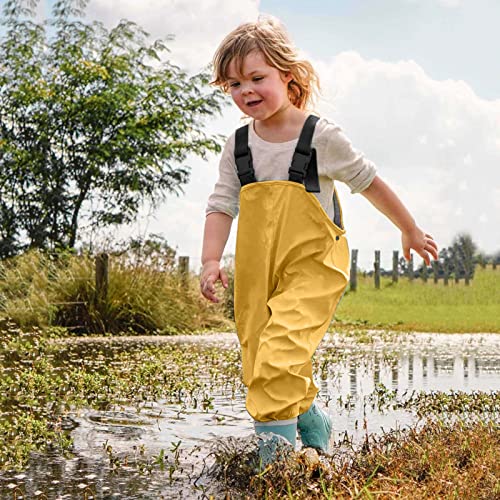 Waterproof Puddle-Dry Rain Pants for Toddlers Girls Boys Rain Bibs Kids Overalls Mud Pants Dirty Rain Pants Boys4