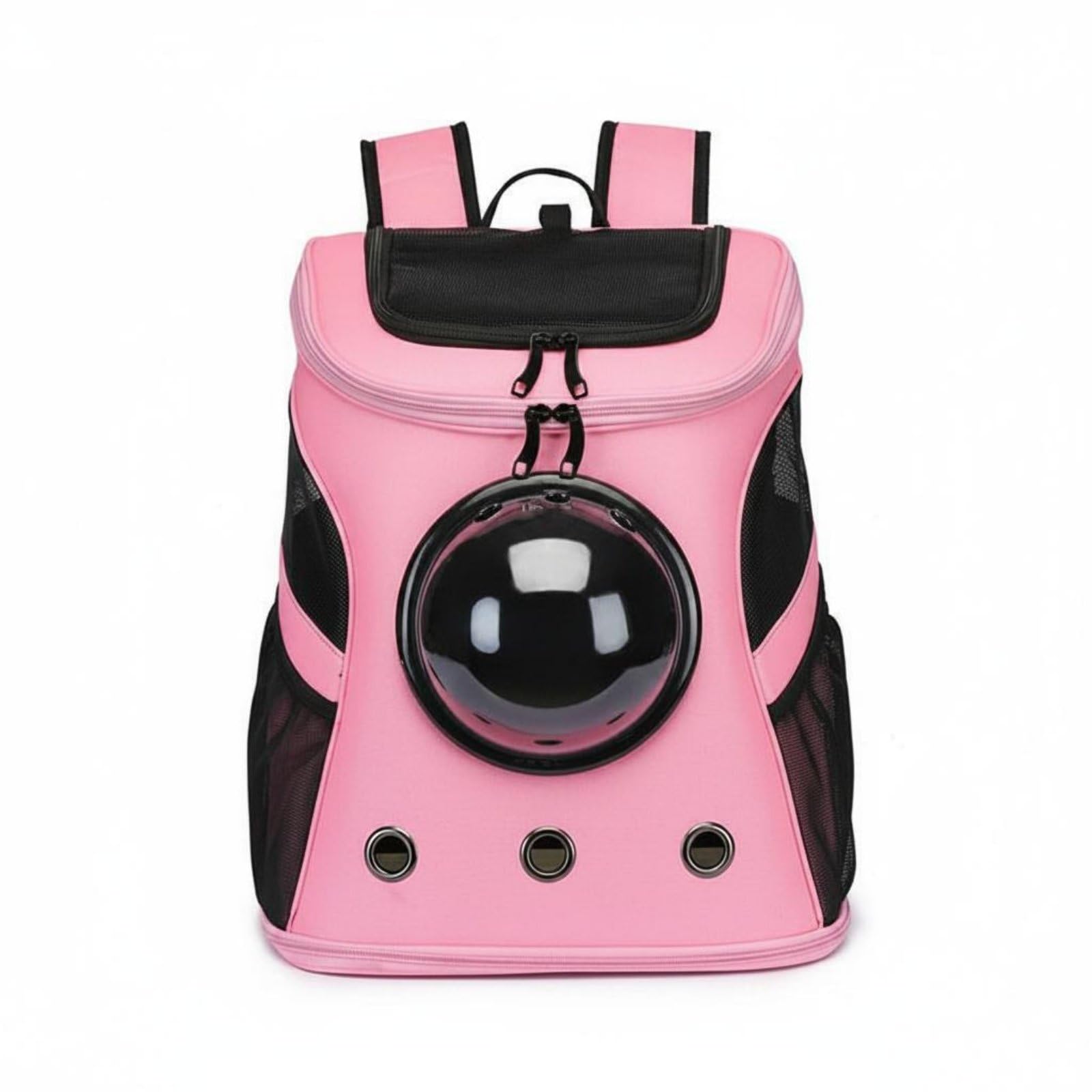 Zaino Trasportino per Gatti Zaino Trasporto Capsule con Rete Traspirante E Trasparente in Oxford E Nylon Portatile Adatto a Passeggiate Visite Veterinarie Viaggi