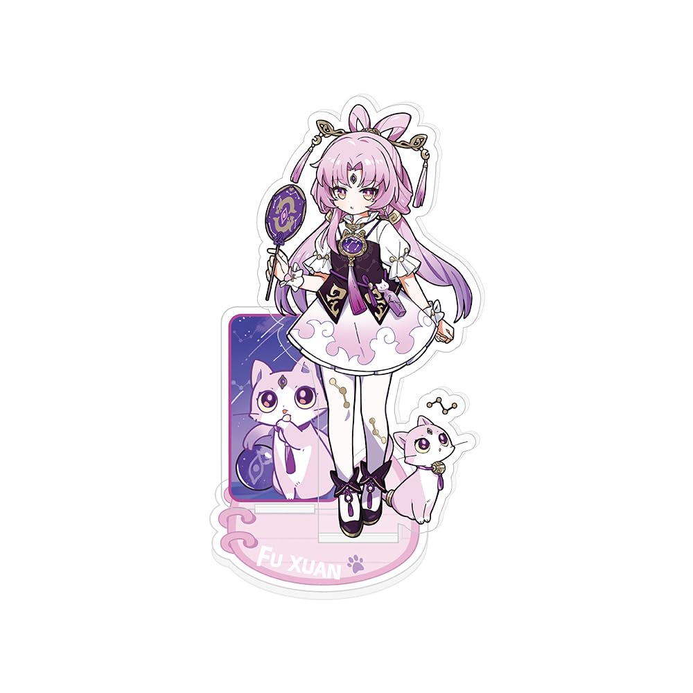 Amazon.com: Honkai: Star Rail Kitty Series Acrylic Stand - Fu Xuan
