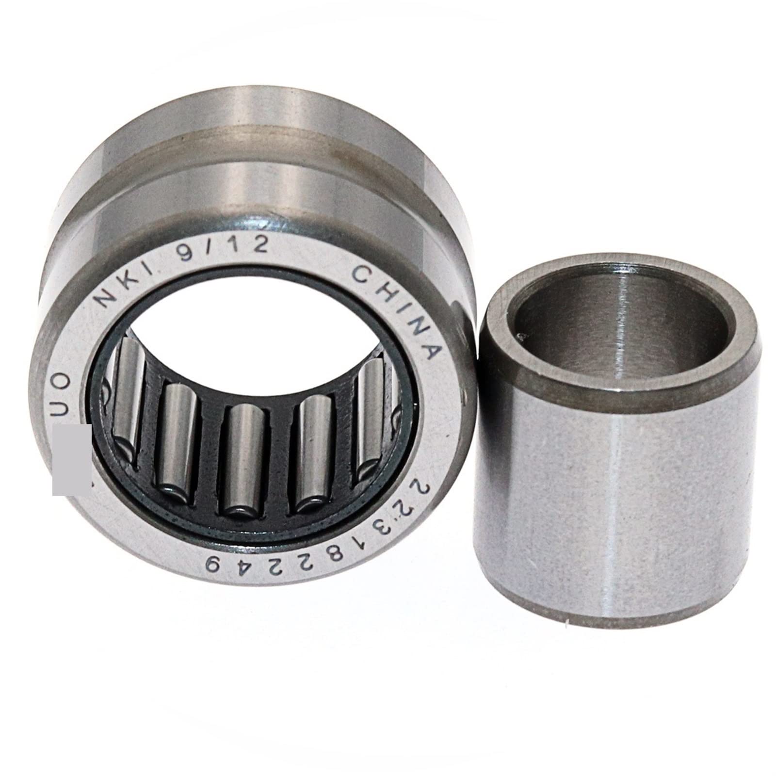 1 Uds NKI9/12 NKI 9/12 9mmX19mmX12mm NKI0912 rodamientos de agujas con anillos mecanizados con un anillo interior