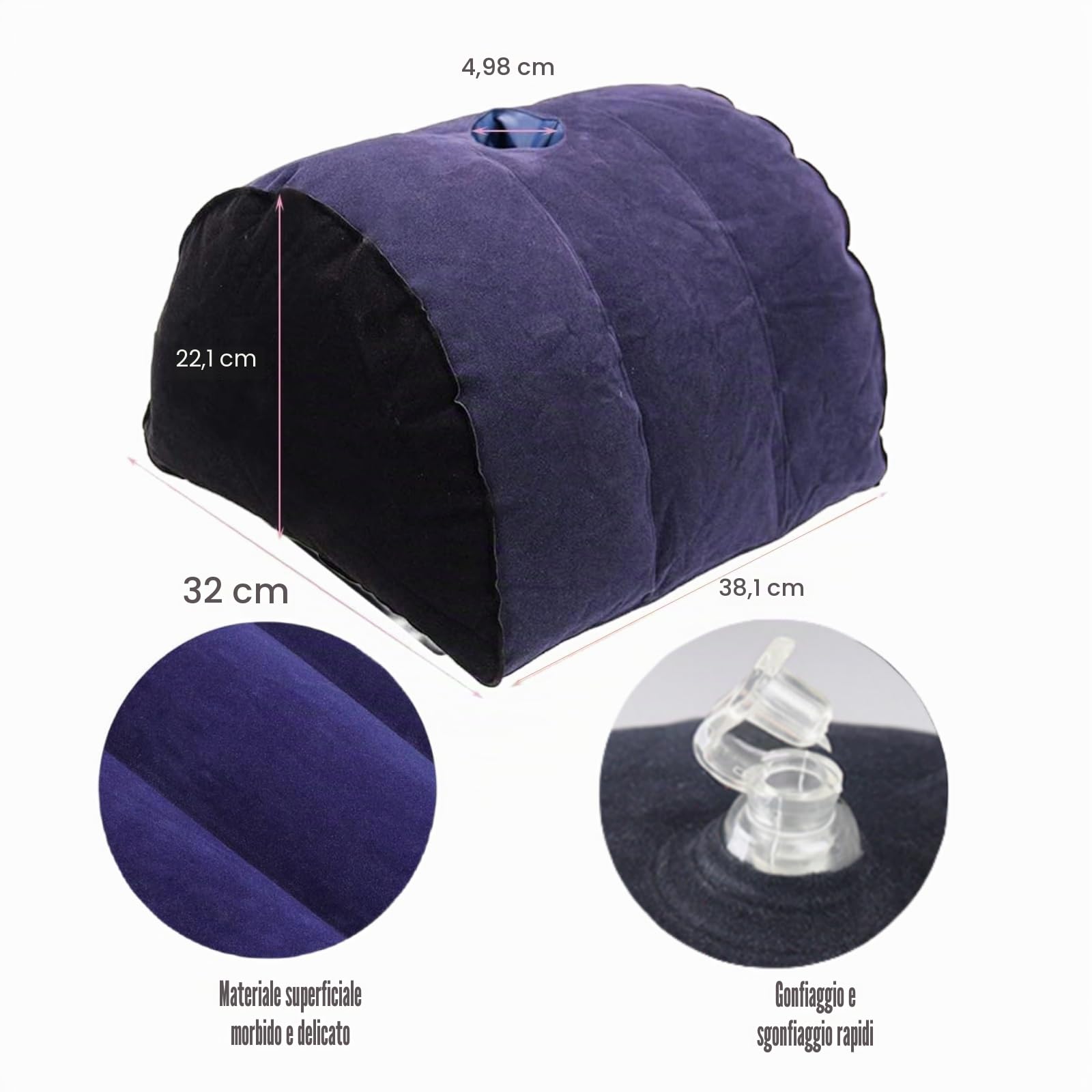 Sex Toy Dildo Mount Sex Position Cuscino Adulto Giocattoli per Adulti Sex Mobili Cuscino Sesso Cuscino Donne G Punto Posizione Cuscino Multifunzionale Gonfiabile