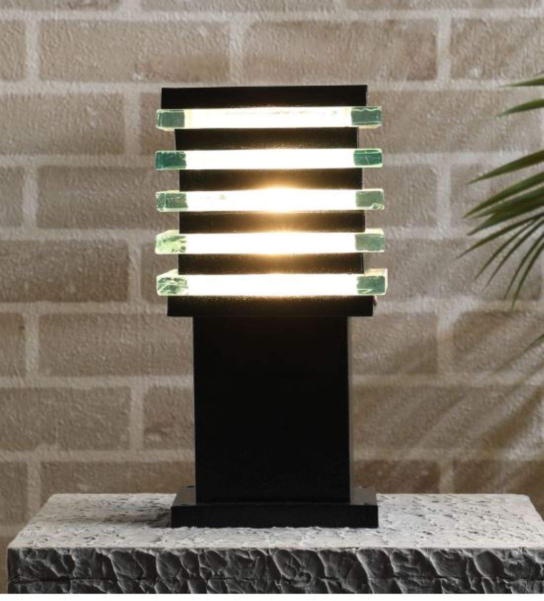 DENICRAAS Black gate Light for Home gate/lamp/gate Lamps for Outdoor Waterproof/Gates Light/Pillar Lights for Outdoor for Stairs, Boundries, Pillar, Garden-image-13