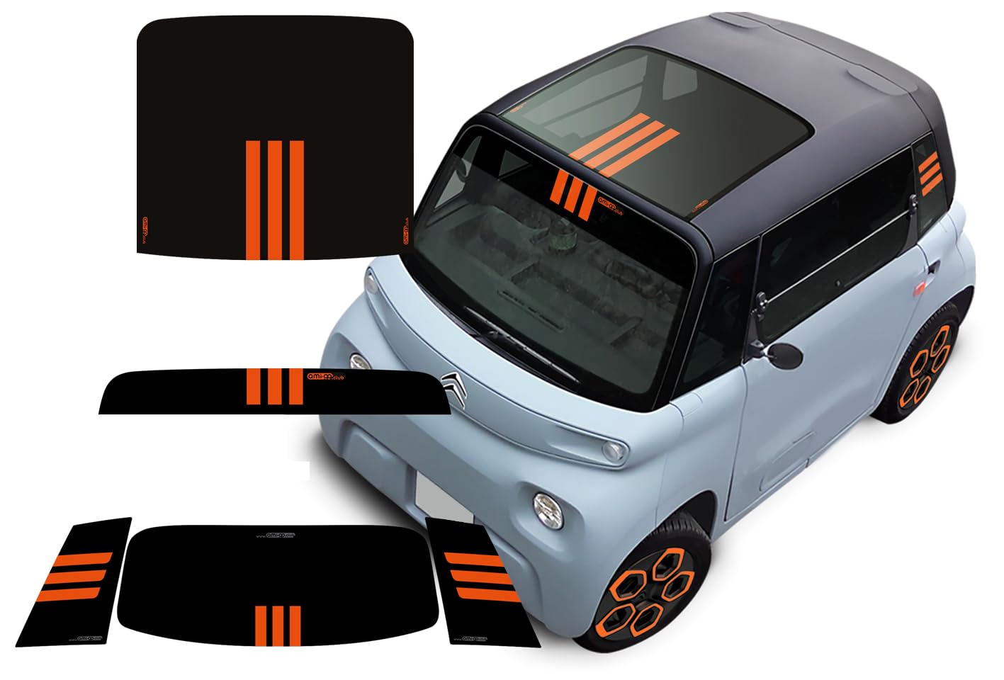 Kit NO Sun (Orange) - Compatible avec Citroen AMI