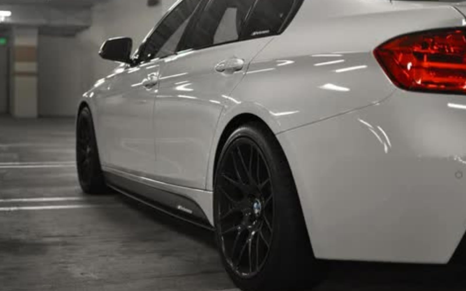 MpTuned F30 F31 Seitenschweller schwarz glänzend für BMW 3er F30 F31 2011-2019 318i 320i 330i 335i 340i 318d 320d 330d 335d