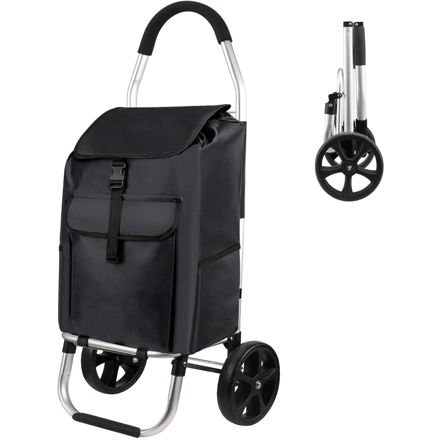 Strex Shopping Trolley with Wheels Foldable Removable Shopping Bag