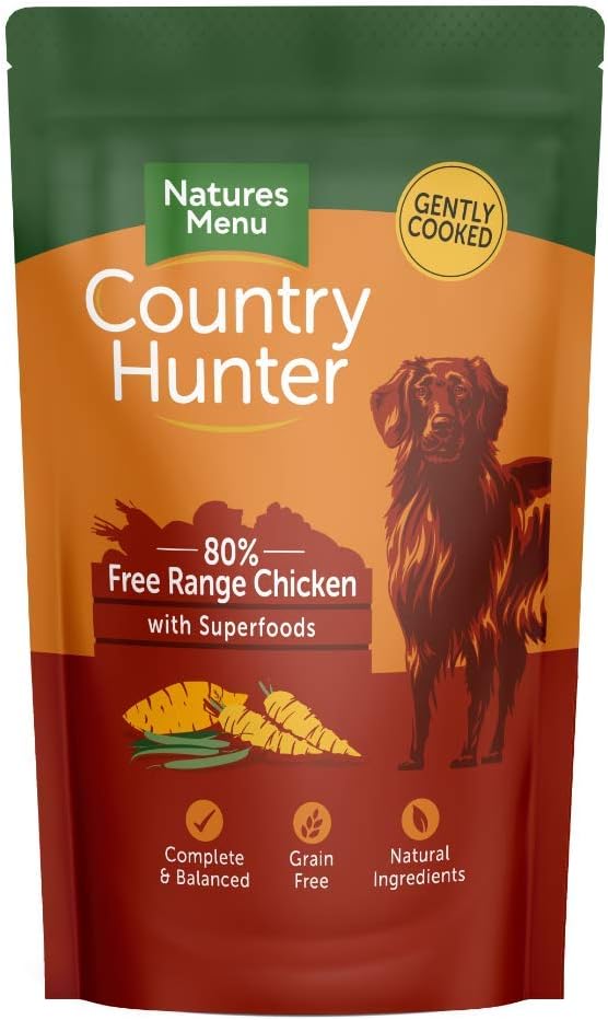 Country Hunter Dog Adult Pouch Chicken 6x150g (Pack of 3)