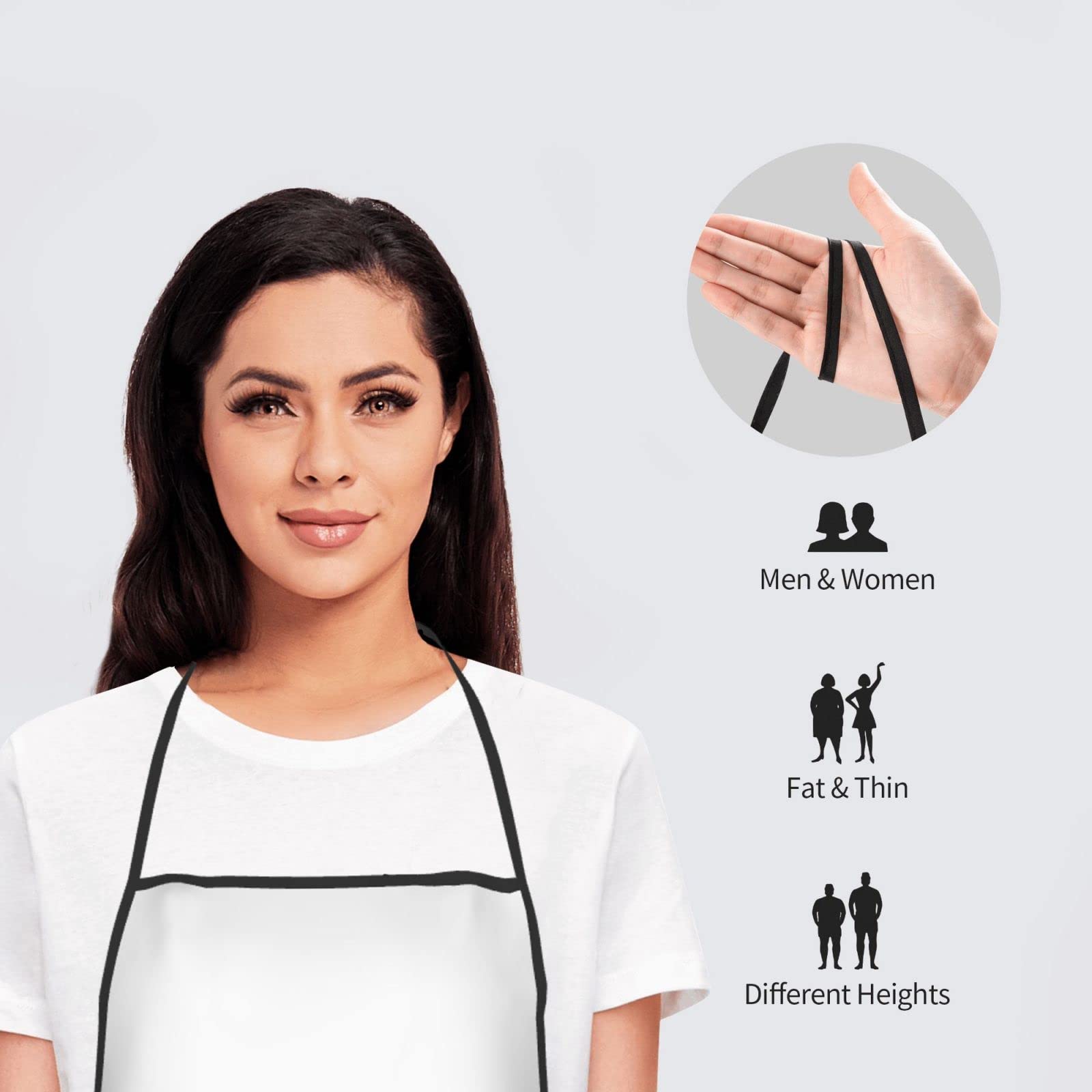 Tablier de cuisine unisexe avec emblème national de l'Illinois, doux et confortable pour homme et femme