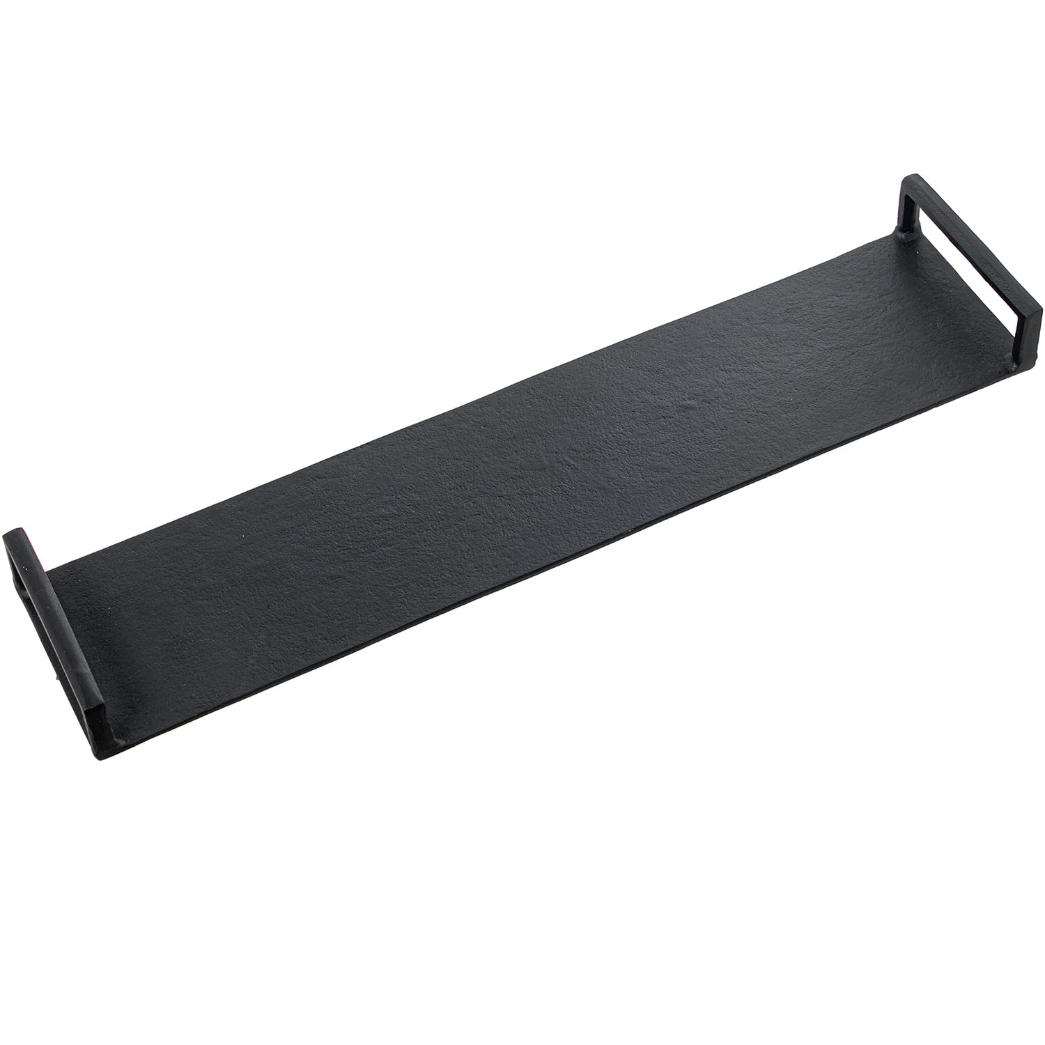Plateau rectangulaire c/asas aluminio negro vide-poche table 61cm