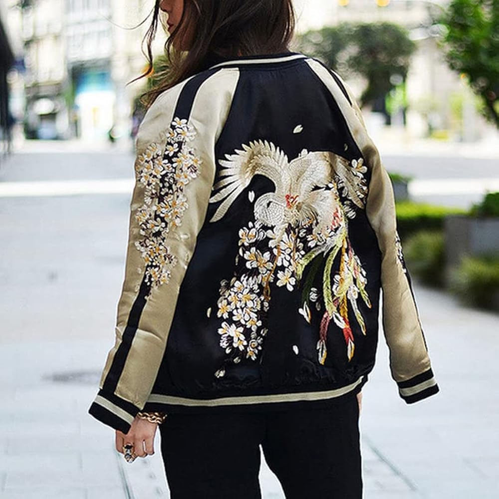 JAPANESE EMBROIDERED JACKETS 改 スカジャン JAPANESE EMBROIDERED JAPANESE EMBROIDERED JACKETS 改 スカジャン JAPANESE EMBROIDERED