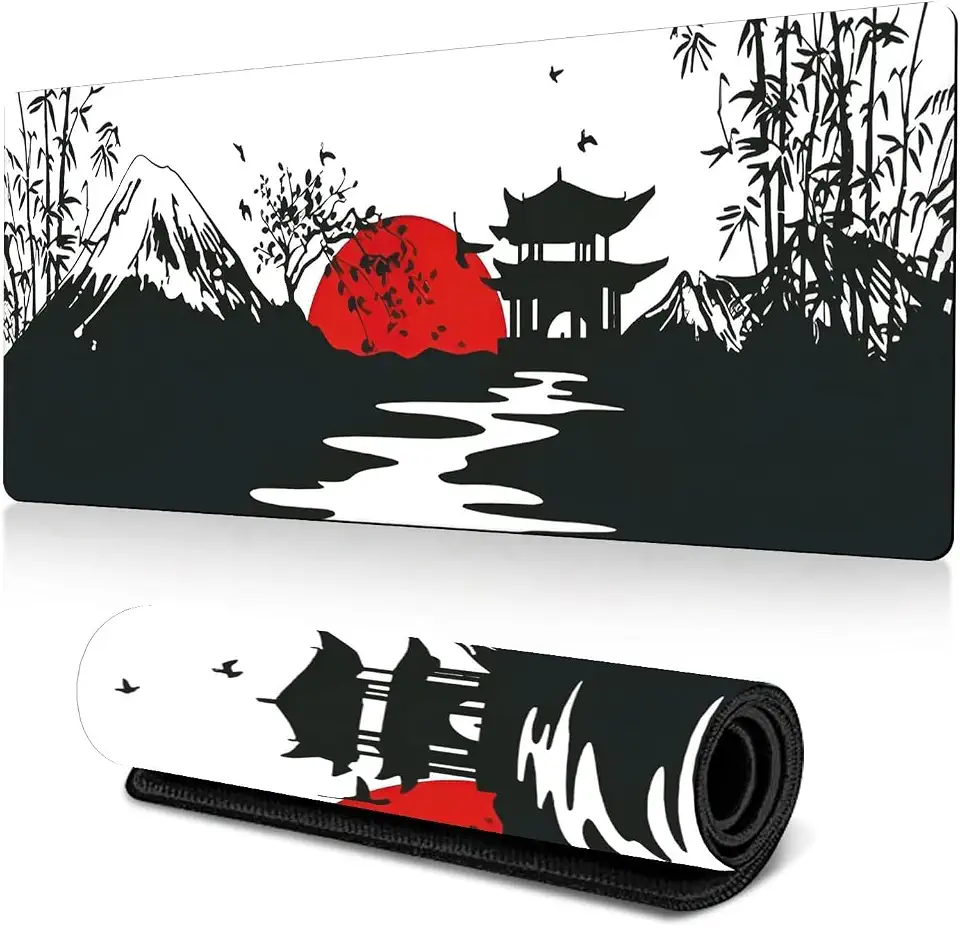 THMINS 100x40cm Large Gaming Mouse Pad, Exquisite and personalized pattern,Built to last,Non-Slip Base,Mousepad with Stitched Edges, Waterproof Keyboard Mat for Office,Home,Work,Gamers