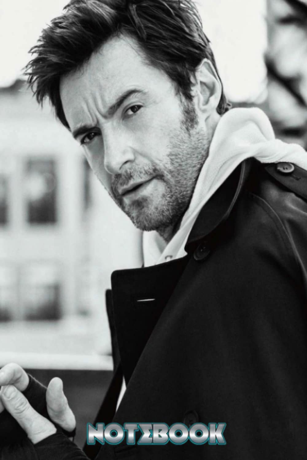 Notebook : Hugh Jackman Notebook 100 Pages Collage Lined Pages Thankgiving Notebook Journal For Students, Home and Work #442