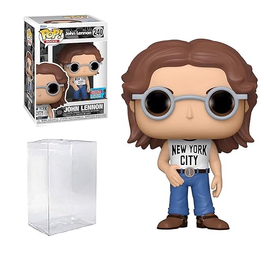 Funko John Lennon Nycc 2021 Fall Convention - Bundled With Pop Box Protector
