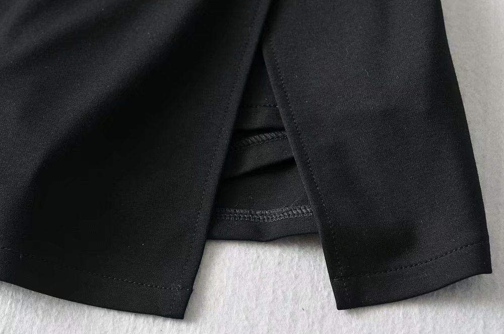 Falda Mujer Mini,Falda Acampanada De Cintura Alta Negro Split Summer College Style Casual Skater Tenis Falda Lápiz Con Forro De Cremallera Pantalones Cortos Para Niñas Damas Playa Fecha De Vacacio