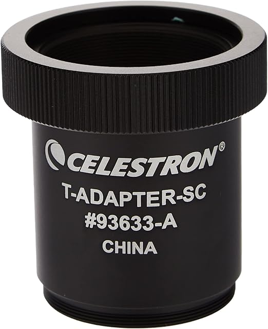 Celestron 93633-A SLR or DSLR T-Adapter (C5, 6, 8, 9.25, 11, 14), Black