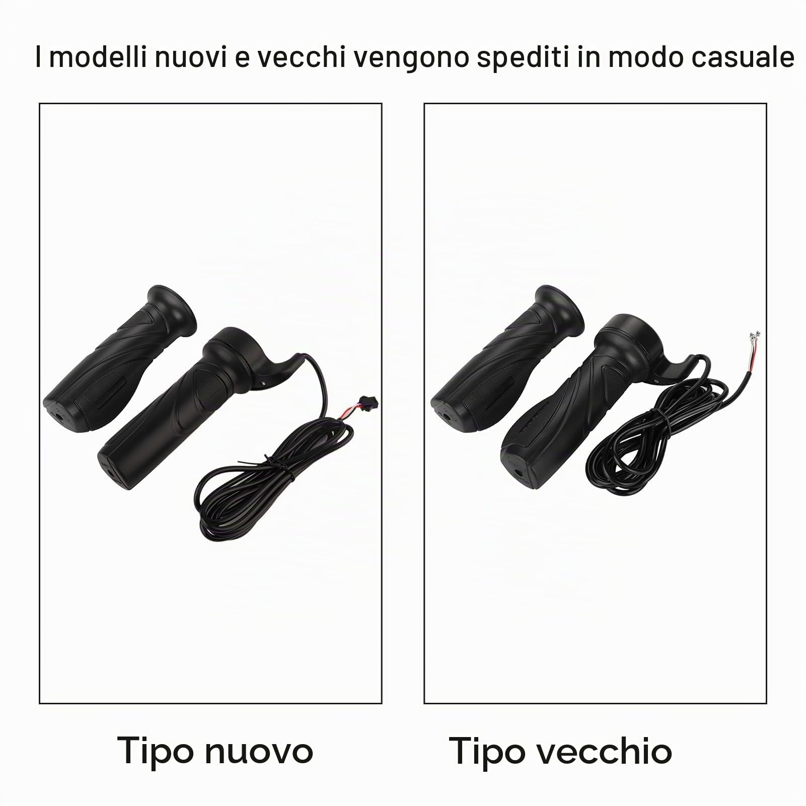 Alomejor 1 Paio Throttle Grip Impugnatura Dell'acceleratore Universale Throttle Grip per Acceleratore per Manubrio da 22,5 mm per Bici Elettrica Scooter