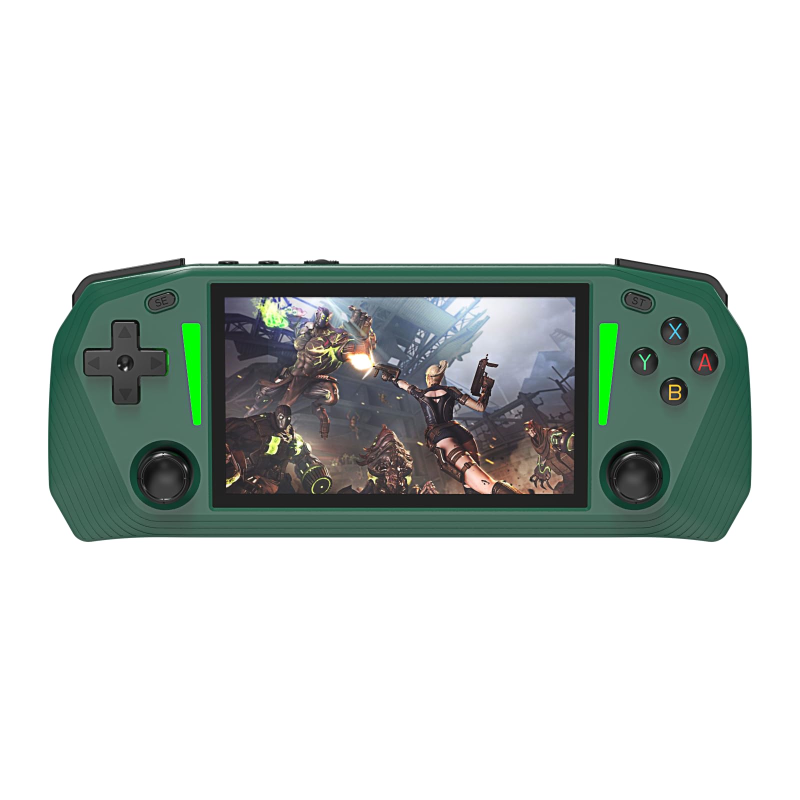 G33 - Consola de juegos de mano retro, IPS HD de 4.3 pulgadas, joysticks 3D de arcade, sistema Linux de 64 GB con más de 20000 juegos, salida de TV HDMI, multijugador en línea, reproductor de