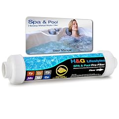 H G lifestyles Heavy Metal Iron Filter for Garden Hose Hose Filter for Filling Hot Tub Pool Spa