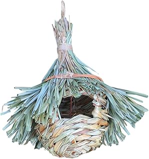 Ipetboom 1 Pc Straw Birds Nest Weaving Accessories Straw Birdcages Hanging Birdhouses Birdhouses Birdhouses Parrot Resting Places Canaries Parrots Birdcage Accessories
