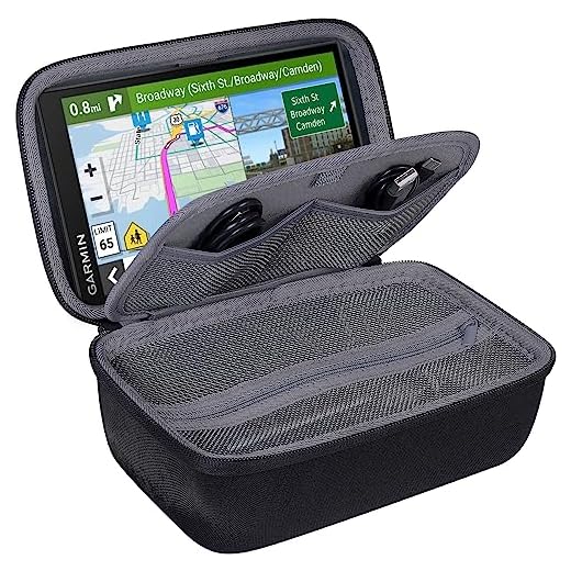 co2crea Hard Travel Case for Garmin nuviCam nuvi LMTHD 2789LMT 2797LMT 65LM 2757LM 2689LMT 2699LMTHD Tomtom Go Via Mio 6-7" Inch GPS Navigation Navigator and Accessories