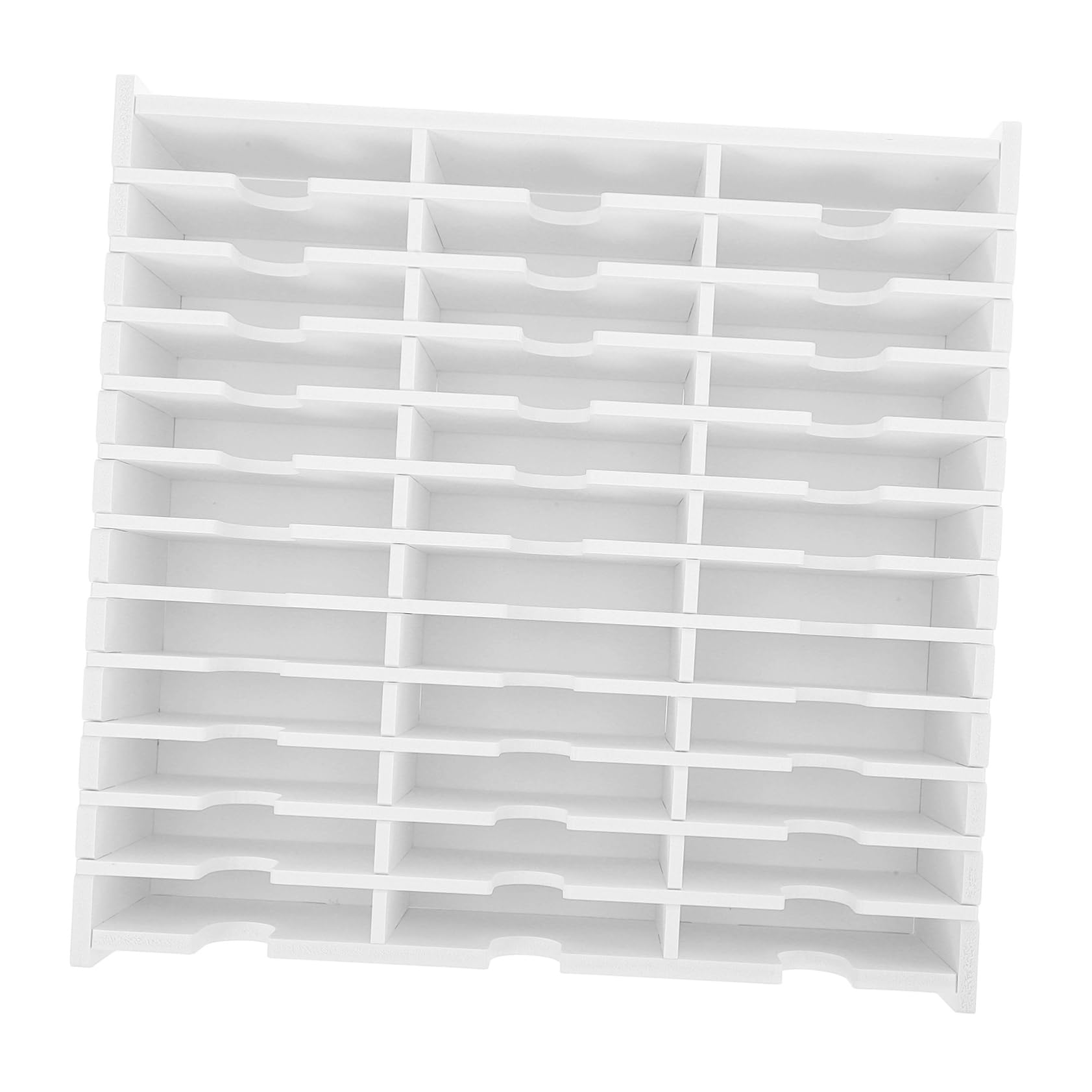 Levemolo Inkpad Organizer CD Storage Rack Multi Grid Holder for Dvds and Compact Design for Efficient Space Saving for Home and Office Use Protects Discs From Scratches and Dirt