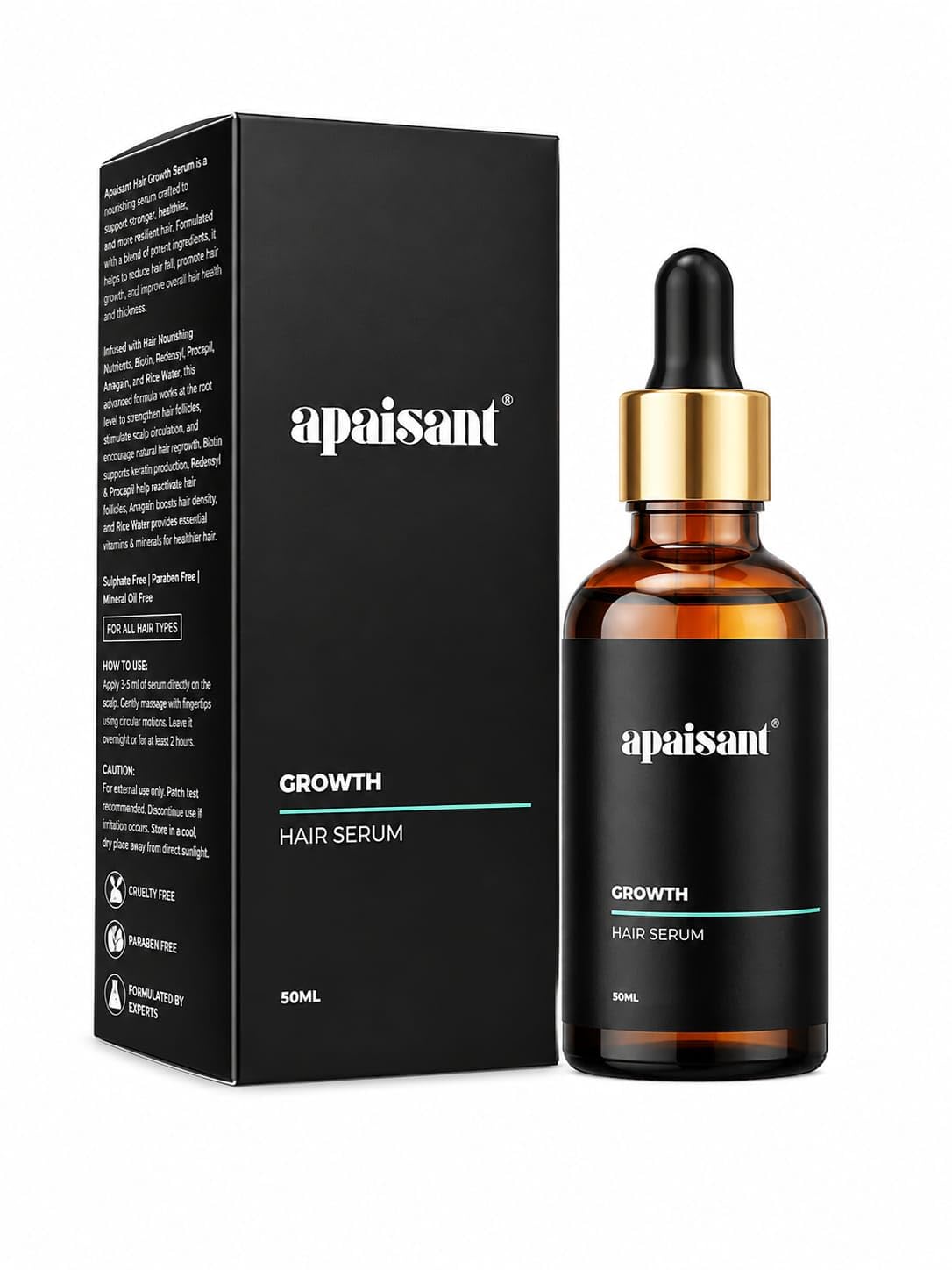 Growth Hair Serum, 50ml | Reduces Hair Fall, Biotin & Redensyl, Scalp Nourishment, Paraben Free, All Hair Types-image-17