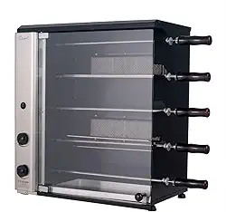 Churrasqueira a Gás de Bancada para 5 Espetos Stand GLP 220V Titan