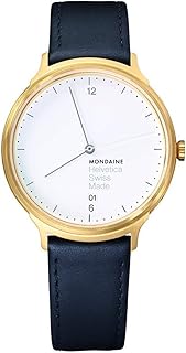 Helvetica Light - Orologio con Cinturino Nero in Pelle per Uomo e Donna, MH1.L2211.LB, 38 MM.